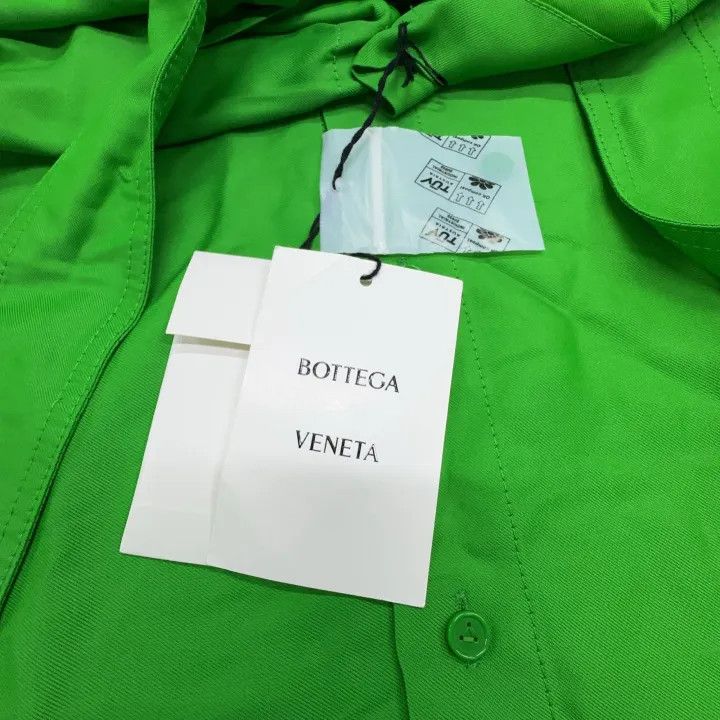 Bottega Veneta Bottega Veneta SS22 Green Long Sleeve Shirt Size M / US 6-8 / IT 42-44 - 6 Thumbnail