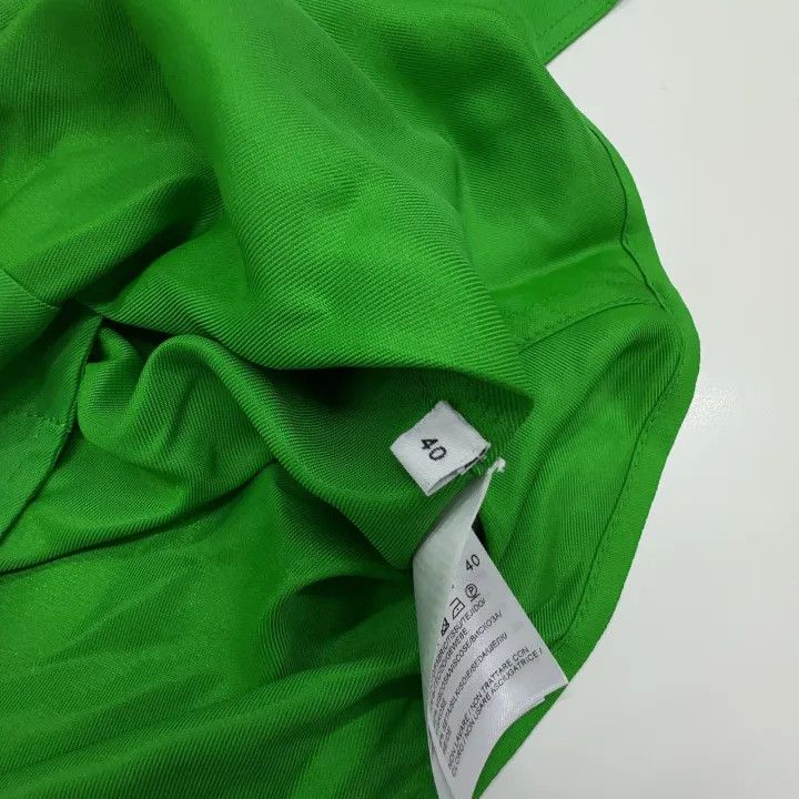 Bottega Veneta Bottega Veneta SS22 Green Long Sleeve Shirt Size M / US 6-8 / IT 42-44 - 4 Thumbnail