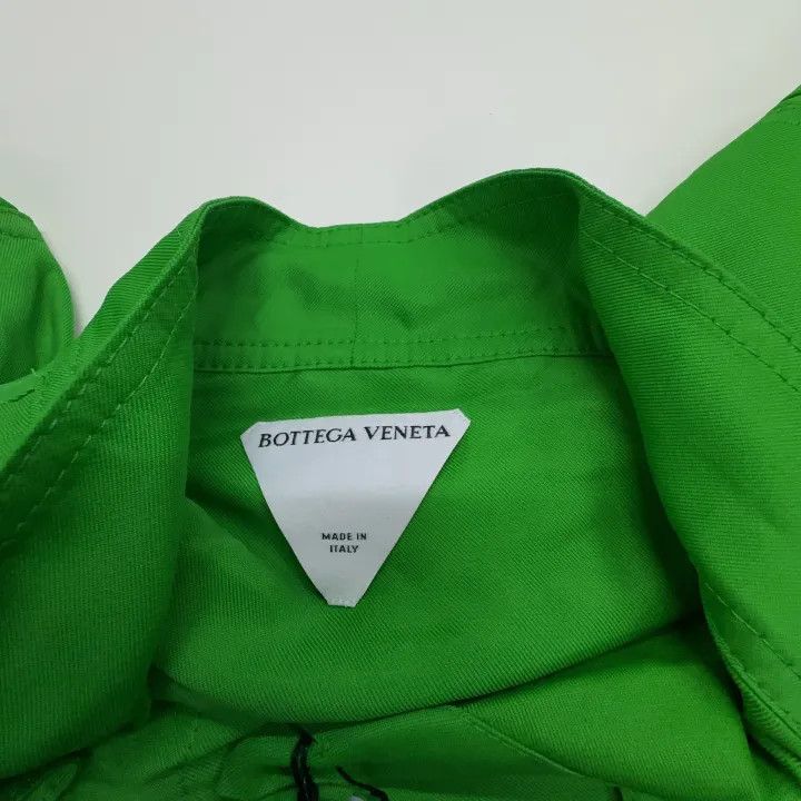 Bottega Veneta Bottega Veneta SS22 Green Long Sleeve Shirt Size M / US 6-8 / IT 42-44 - 5 Thumbnail