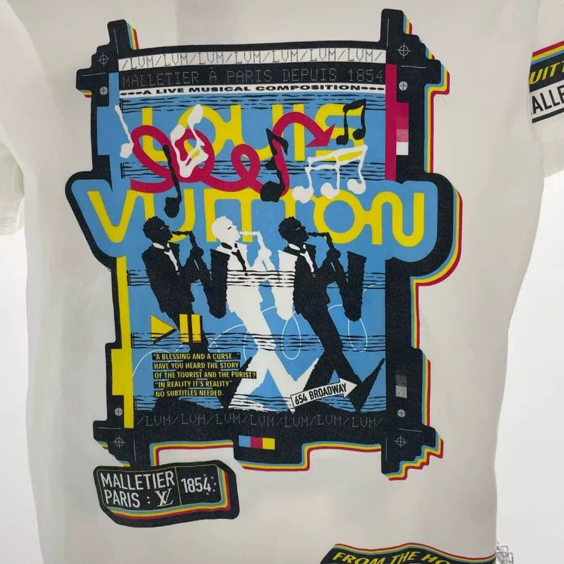 Louis Vuitton louis vuitton graphic printed short sleeve tee Size US XS / EU 42 / 0 - 3 Thumbnail