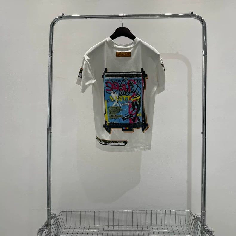 Louis Vuitton louis vuitton graphic printed short sleeve tee Size US XS / EU 42 / 0 - 2 Thumbnail