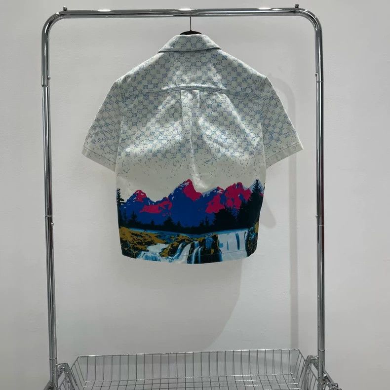 Louis Vuitton louis vuitton short sleeve mountain shirt Size US XL / EU 56 / 4 - 2 Thumbnail