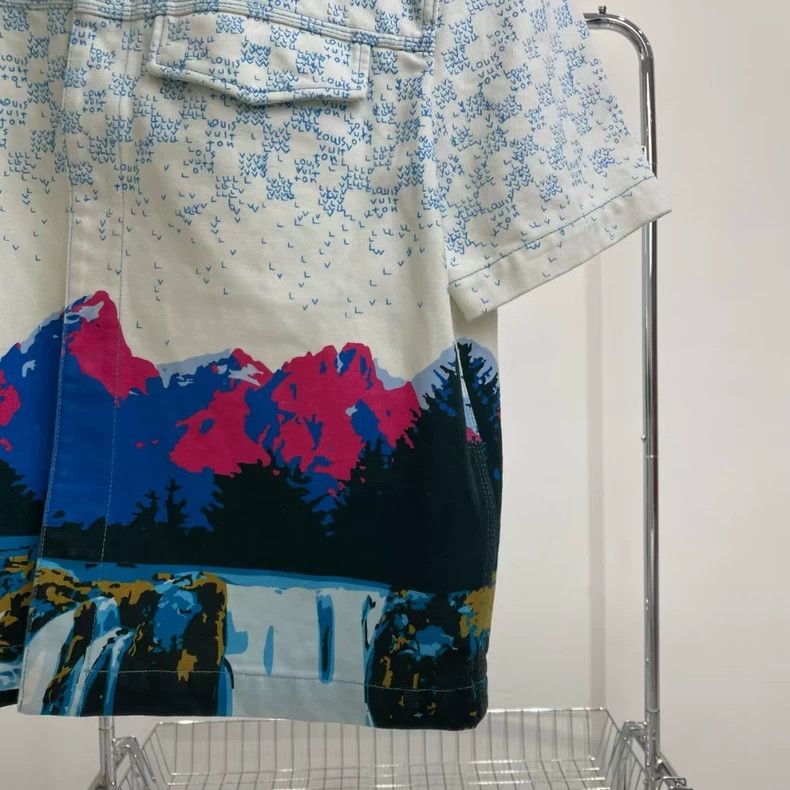 Louis Vuitton louis vuitton short sleeve mountain shirt Size US XL / EU 56 / 4 - 3 Thumbnail