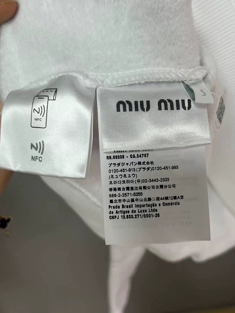 Miu Miu miumiu cloud logo sweatshirt size S Size US S / EU 44-46 / 1 - 5 Thumbnail