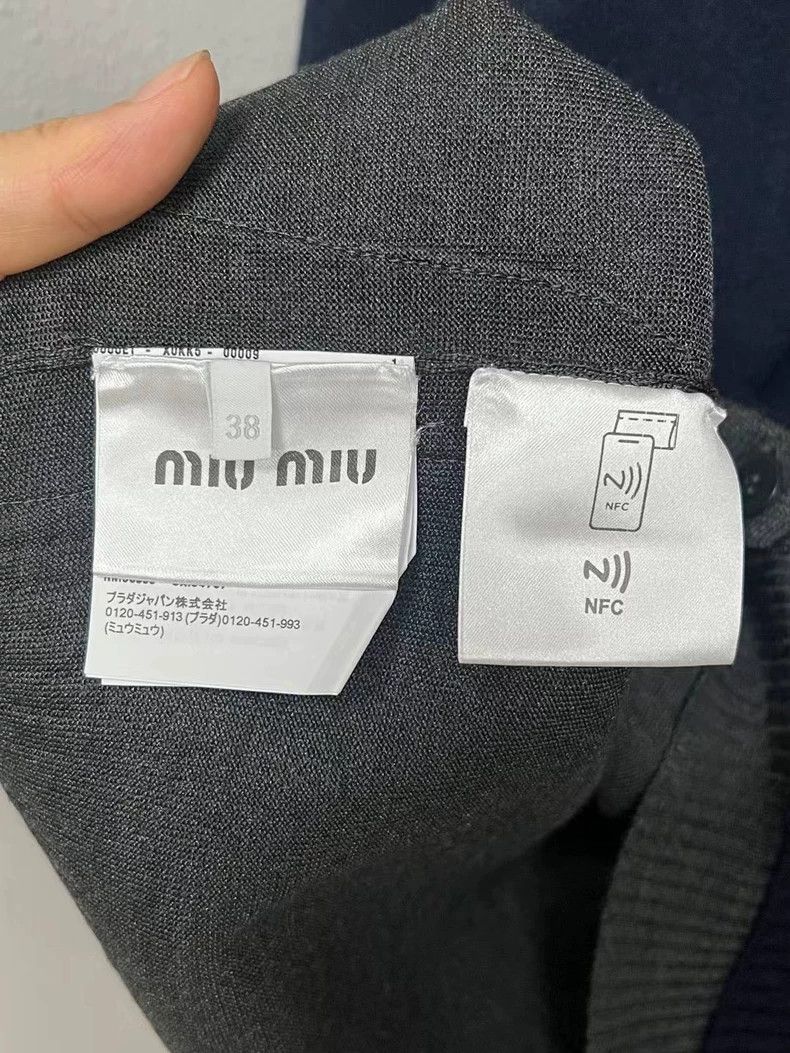 Miu Miu miumiu color block cashmere cardigan Size US M / EU 48-50 / 2 - 3 Thumbnail