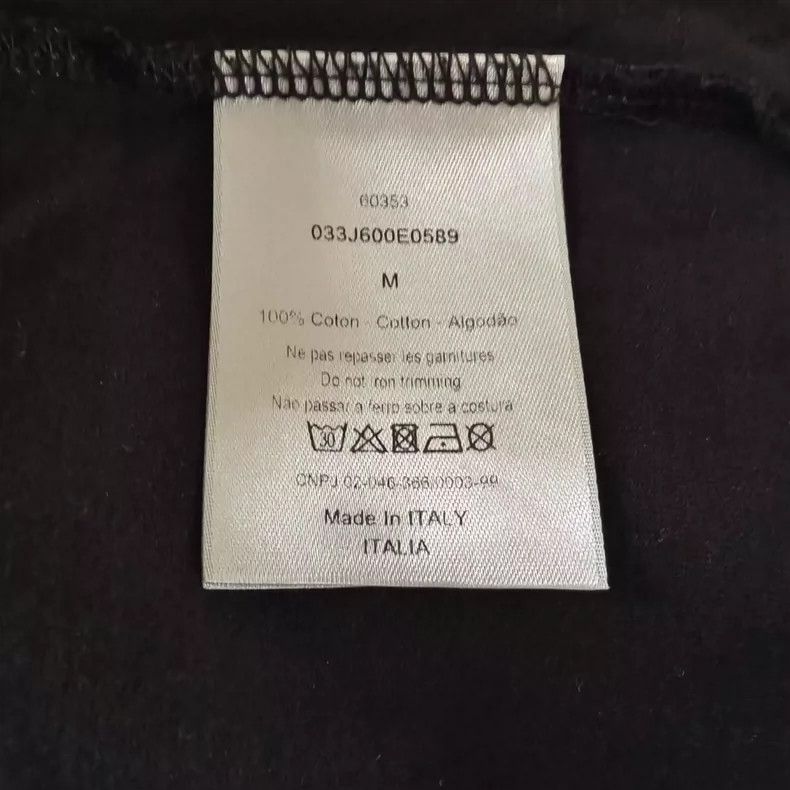 Dior dior x stussy black graphic t-shirt Size US M / EU 48-50 / 2 - 2 Thumbnail
