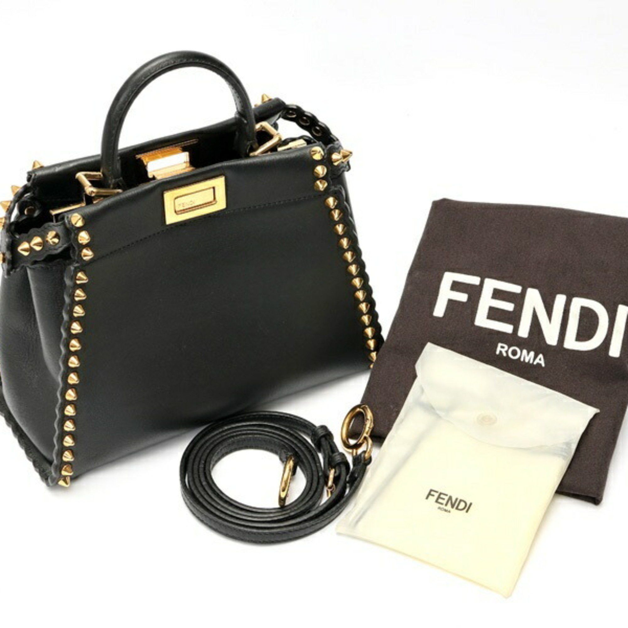 Fendi Fendi Peekaboo handbag Size ONE SIZE - 7 Thumbnail