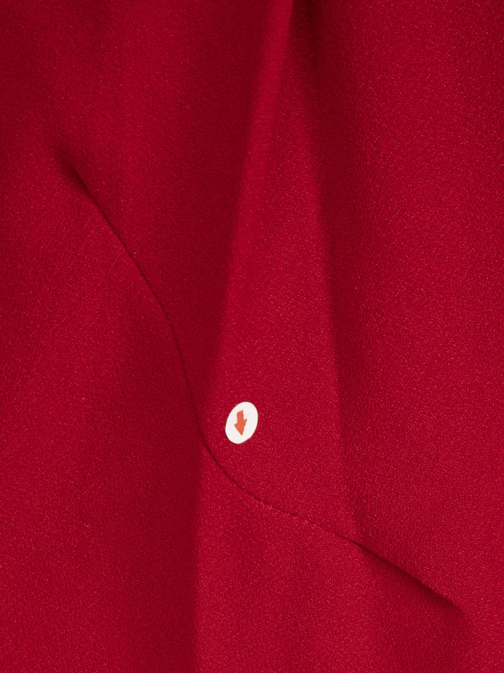 Self-Portrait Red Sequin Puff Sleeve Midi Dress Size M / US 6-8 / IT 42-44 - 4 Thumbnail