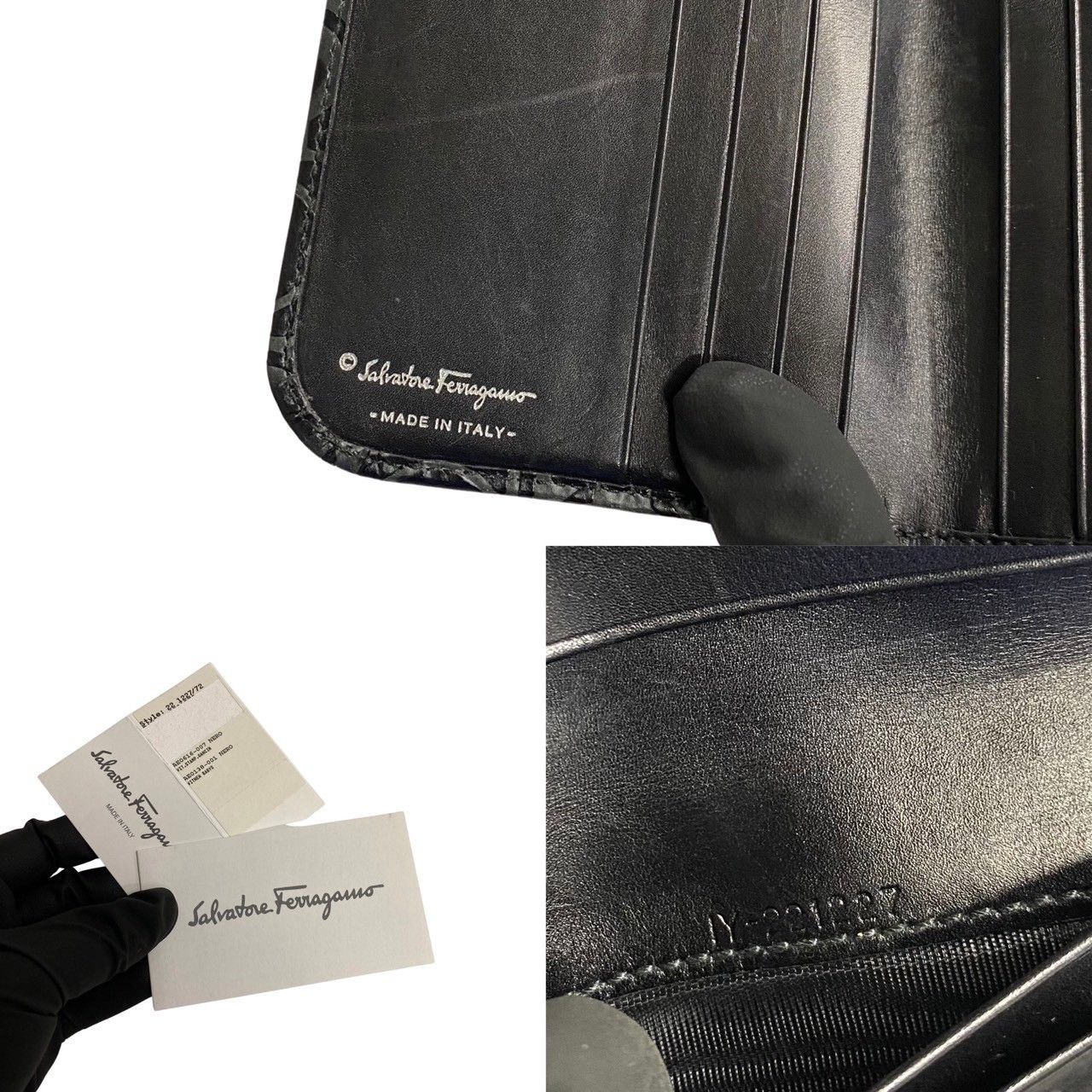 Salvatore Ferragamo Salvatore Ferragamo Salvatore Ferragamo Gancini Leather Wallet Leather Short Wallet DUTY FREE for USA Size ONE SIZE - 2 Thumbnail