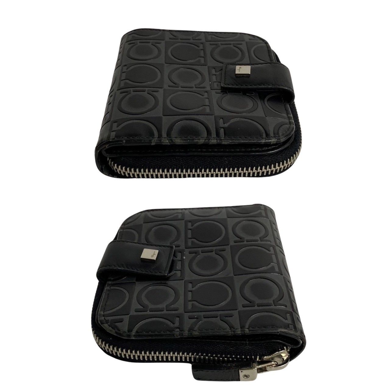Salvatore Ferragamo Salvatore Ferragamo Salvatore Ferragamo Gancini Leather Wallet Leather Short Wallet DUTY FREE for USA Size ONE SIZE - 4 Thumbnail