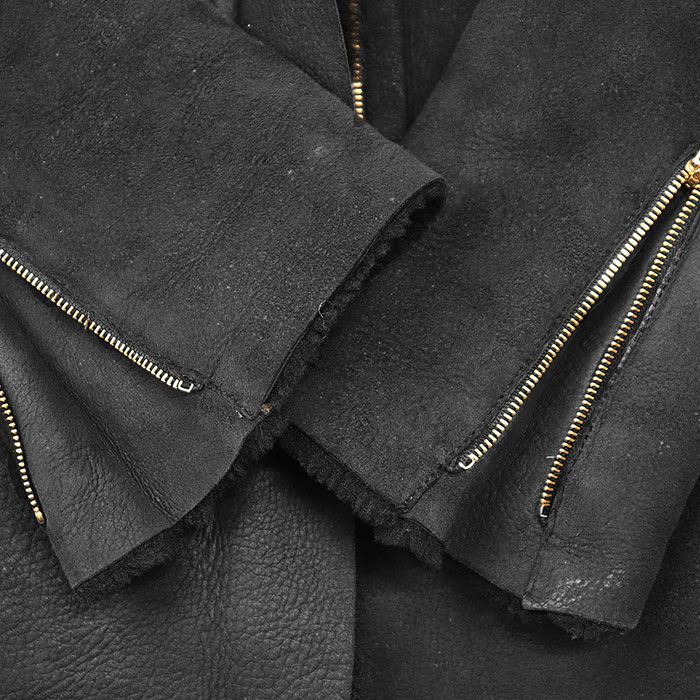 Gucci Gucci Gucci Mouton Leather Jacket Leather Outerwear Size ONE SIZE - 6 Thumbnail