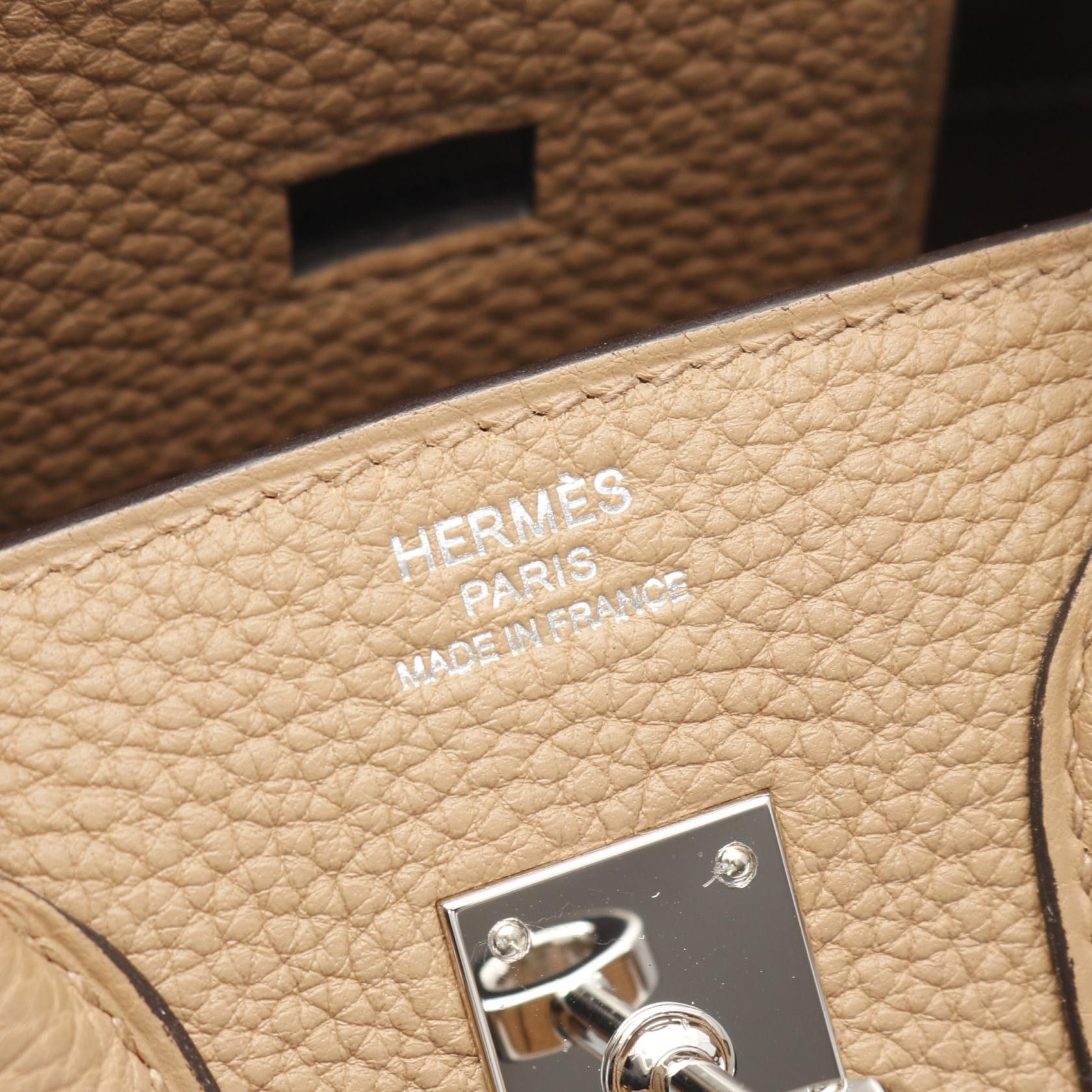 Hermes Hermes Hermes Birkin 25 Togo Handbag Leather Handbag Stamp U (2022) Size ONE SIZE - 4 Thumbnail