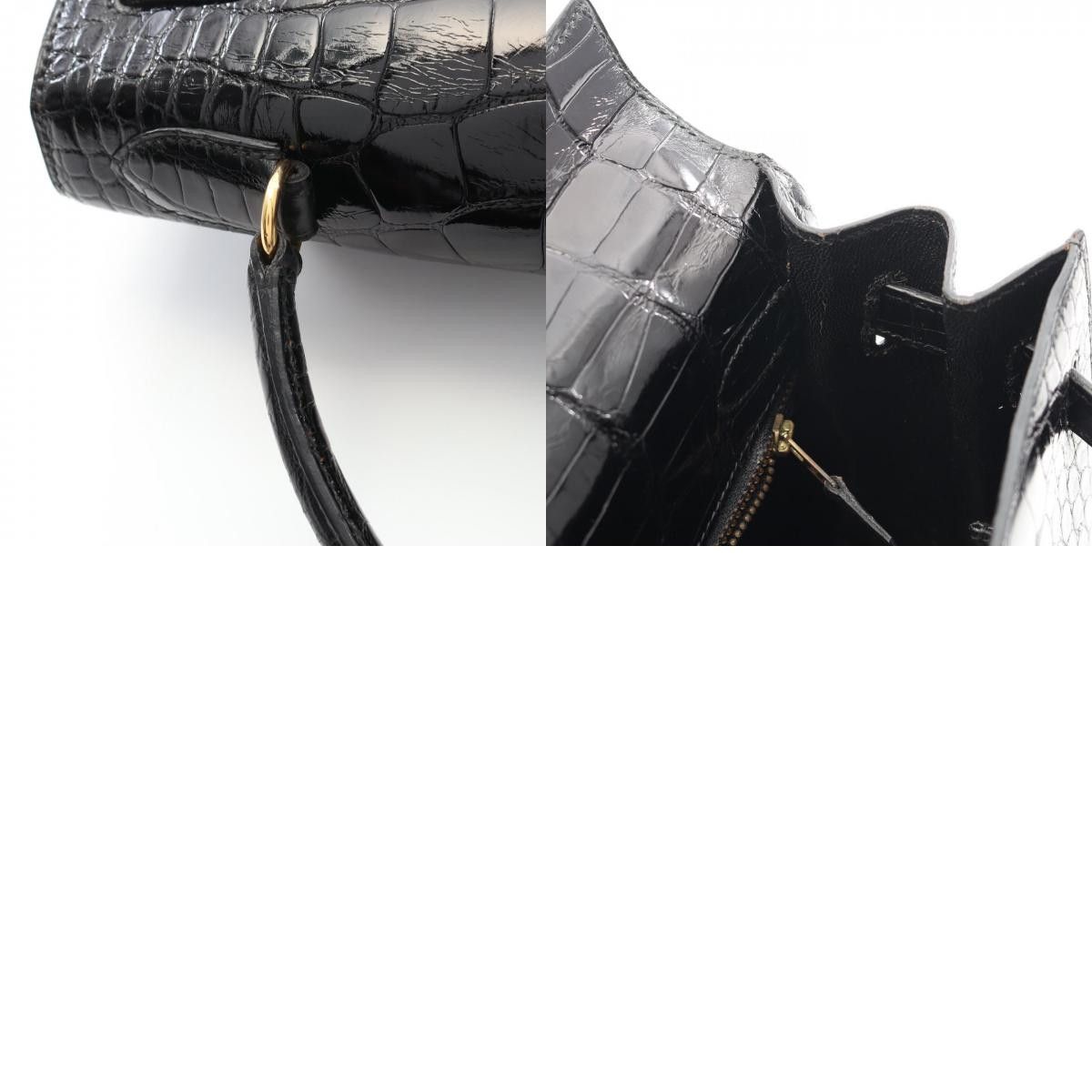 Hermes Hermes Hermes Kelly 32 Alligator Handbag Leather Handbag Stamp V (1992) Size ONE SIZE - 10 Thumbnail