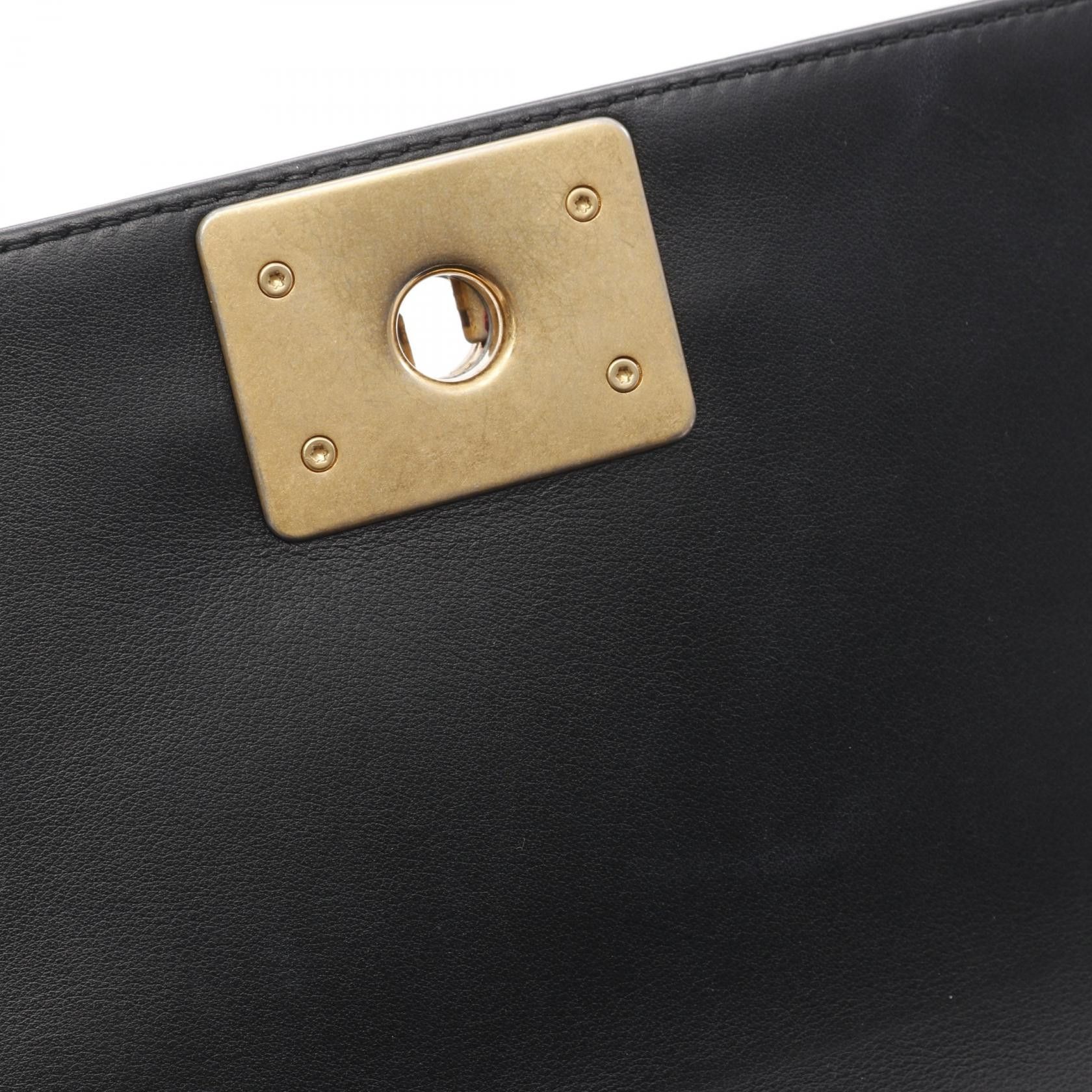 Chanel Chanel Chanel Boy Chanel Leather Shoulder Bag Leather Shoulder Bag A67085 Size ONE SIZE - 7 Thumbnail