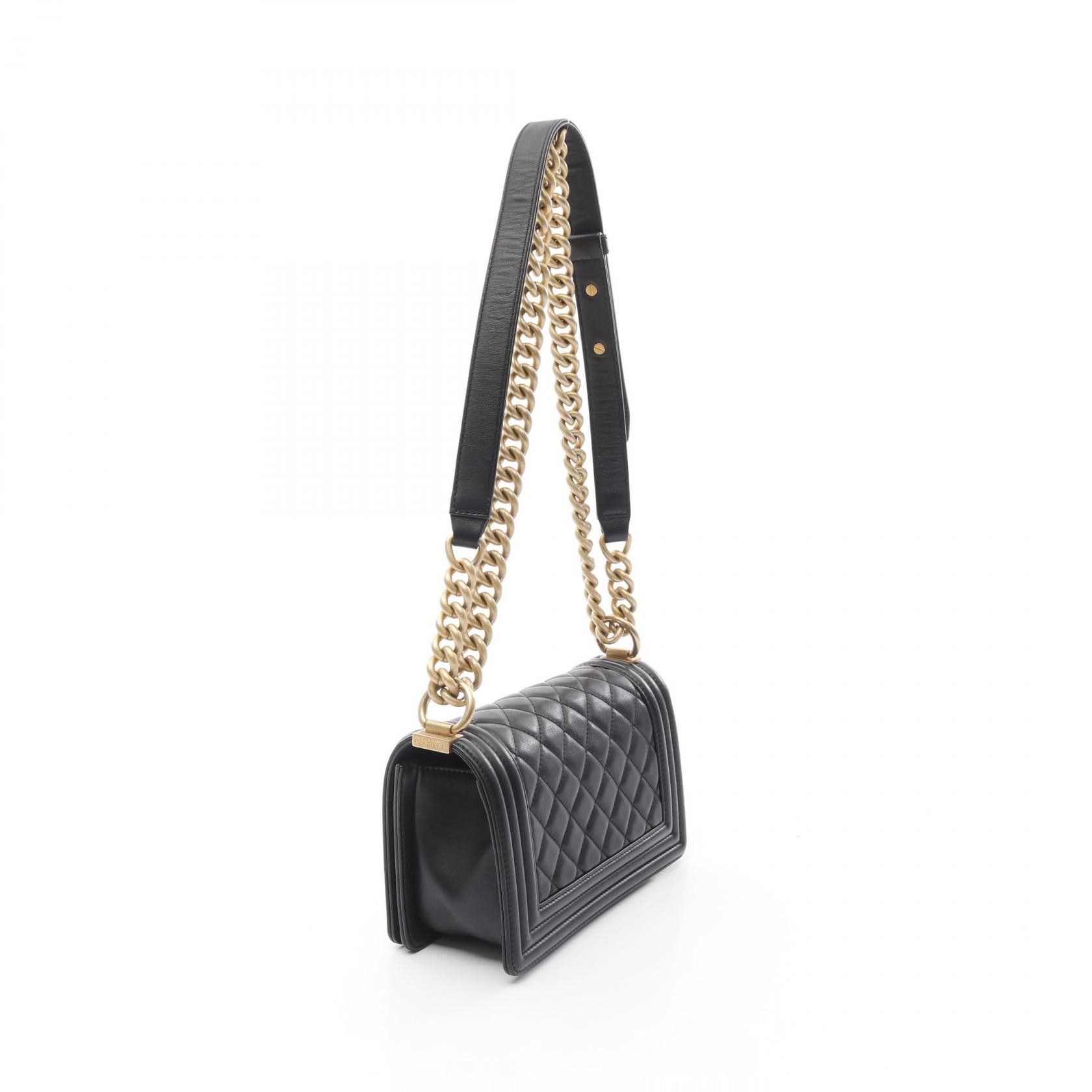 Chanel Chanel Chanel Boy Chanel Leather Shoulder Bag Leather Shoulder Bag A67085 Size ONE SIZE - 2 Thumbnail