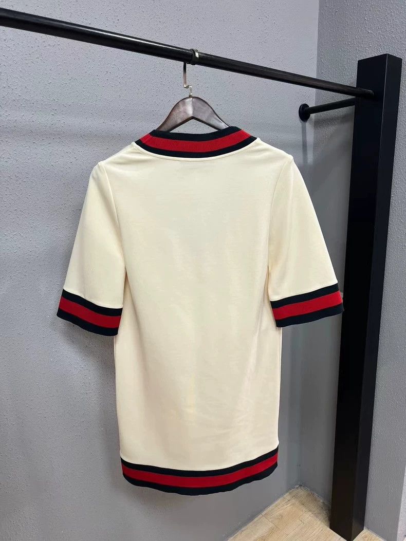 Gucci gucci red green knitted dress size m Size 28" / US 6 / IT 42 - 2 Thumbnail