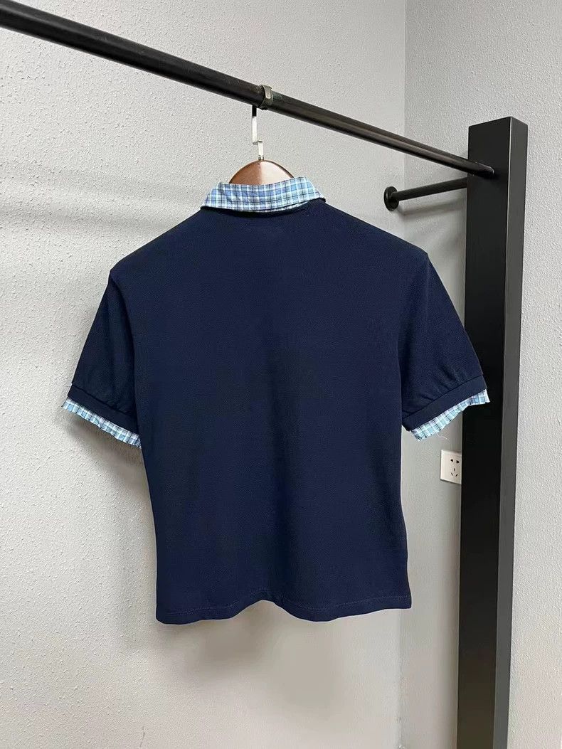Miu Miu Miu Miu Short Sleeve Polo Shirt with Collar Size US XS / EU 42 / 0 - 2 Thumbnail