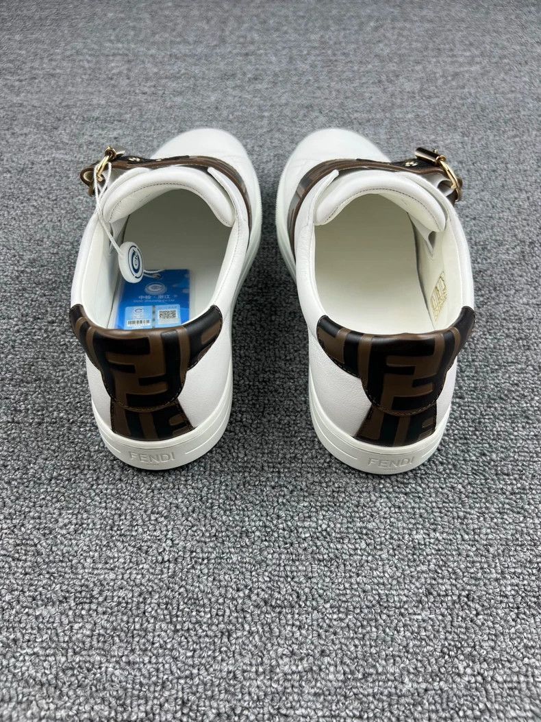 Fendi fendi logo slide-on sneakers, size 37 Size US 7.5 / EU 40-41 - 4 Thumbnail