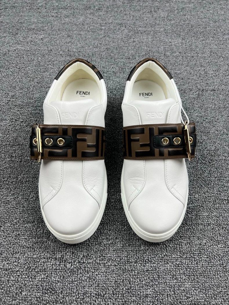 Fendi fendi logo slide-on sneakers, size 37 Size US 7.5 / EU 40-41 - 3 Thumbnail