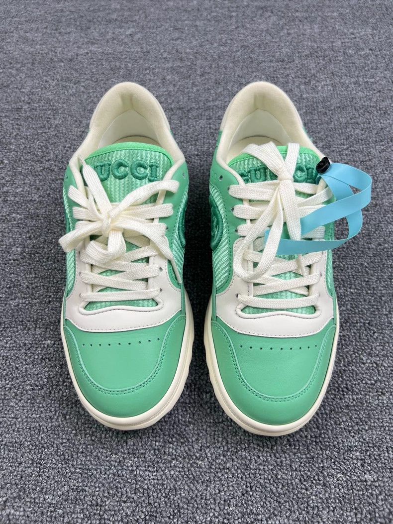 Gucci Gucci Mint Green Mac80 Sneakers Size 35.5 Size US 5.5 / EU 38 - 3 Thumbnail