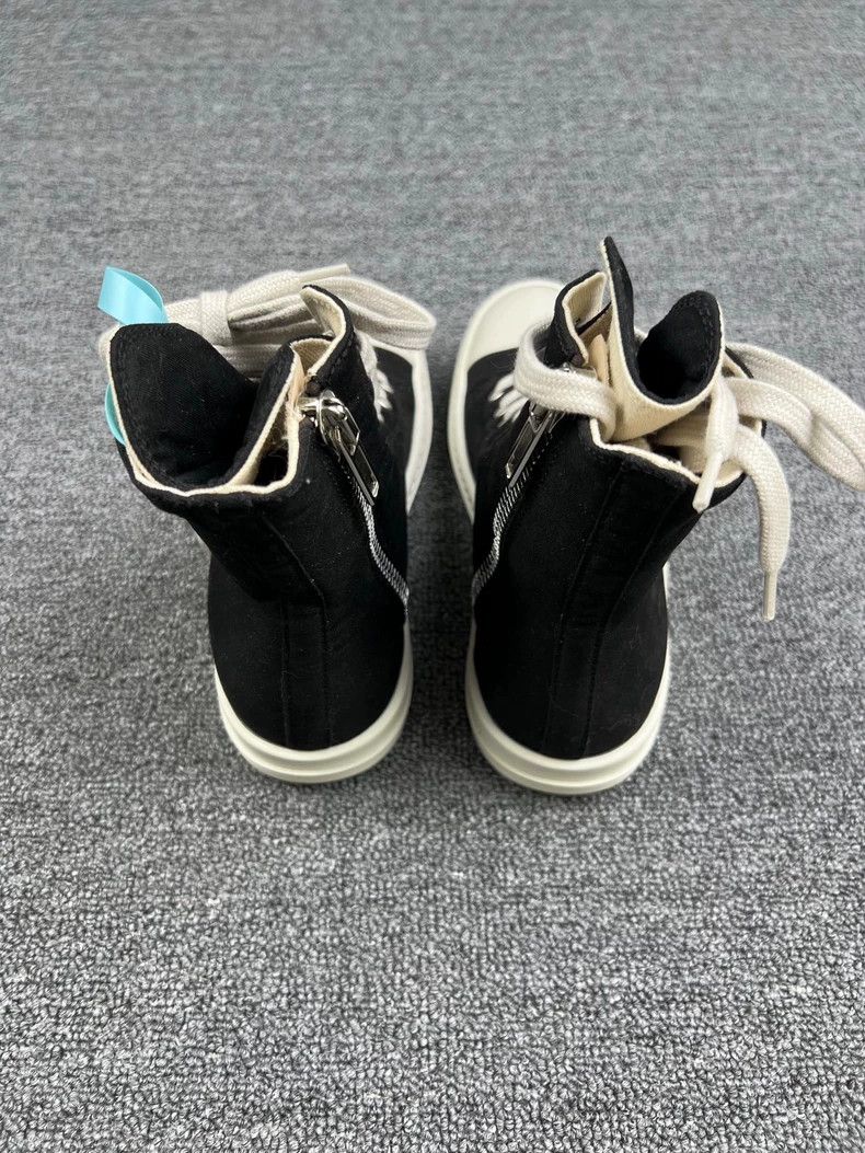 Rick Owens black high-top sneakers by Rick Owens Size US 5.5 / EU 38 - 4 Thumbnail