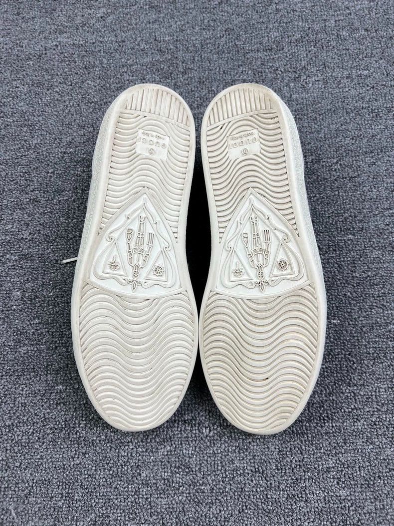Gucci Gucci Classic White Sneakers with Bee Embroidery Size US 6.5 / EU 39-40 - 5 Thumbnail