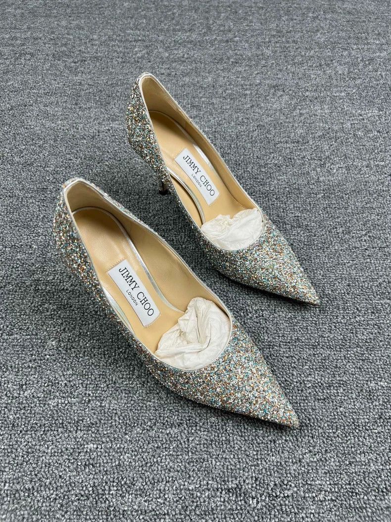 Jimmy Choo sparkling high heels by jimmy choo Size US 5.5 / EU 38 - 2 Thumbnail