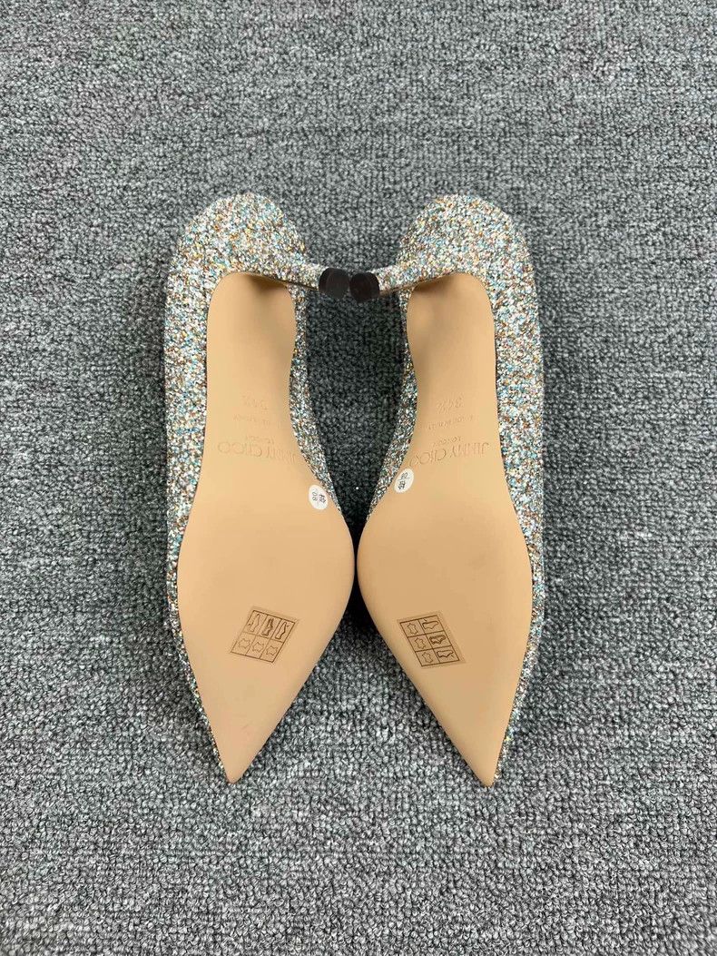Jimmy Choo sparkling high heels by jimmy choo Size US 5.5 / EU 38 - 5 Thumbnail