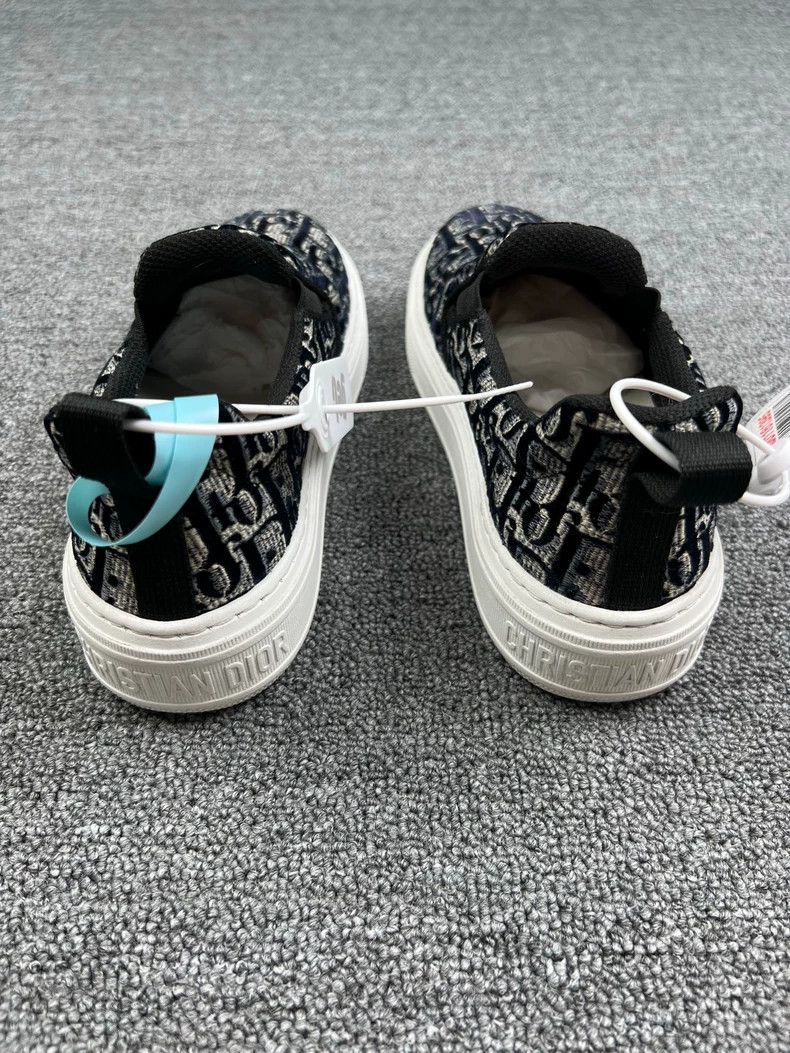 Dior dior print slip-on sneakers size 36.5 Size US 5.5 / EU 38 - 4 Thumbnail