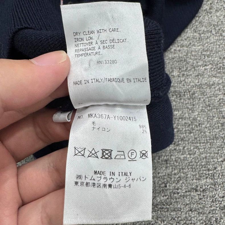 Thom Browne thom browne navy striped sweater Size US M / EU 48-50 / 2 - 3 Thumbnail