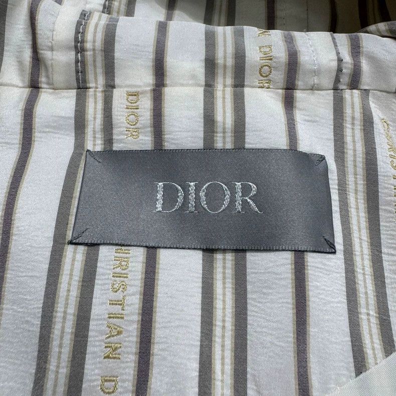 Dior dior half-zip striped hooded jacket Size US XXL / EU 58 / 5 - 5 Thumbnail