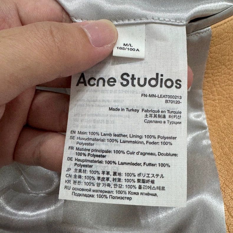 Acne Studios acne studios distressed leather jacket Size US M / EU 48-50 / 2 - 5 Thumbnail