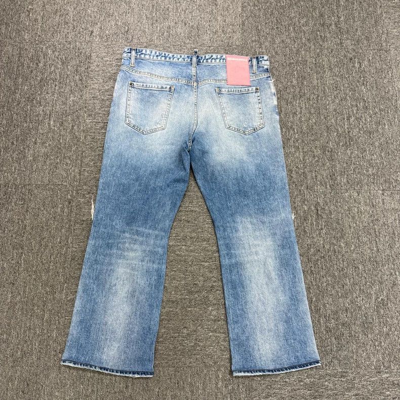 Dsquared2 dsquared2 distressed light wash denim jeans Size US 44 / EU 60 - 2 Thumbnail