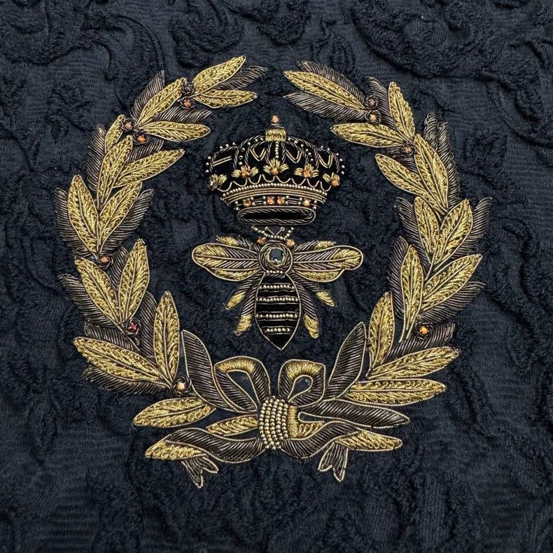 Dolce & Gabbana black embroidered crown sweatshirt Size US L / EU 52-54 / 3 - 4 Thumbnail