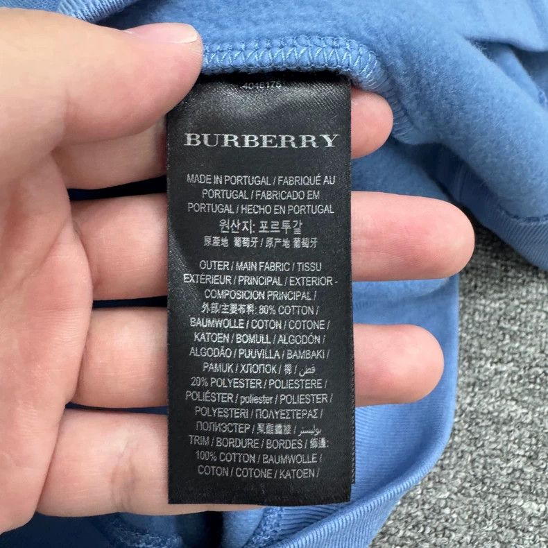 Burberry burberry blue sweatshirt with studs Size US L / EU 52-54 / 3 - 4 Thumbnail