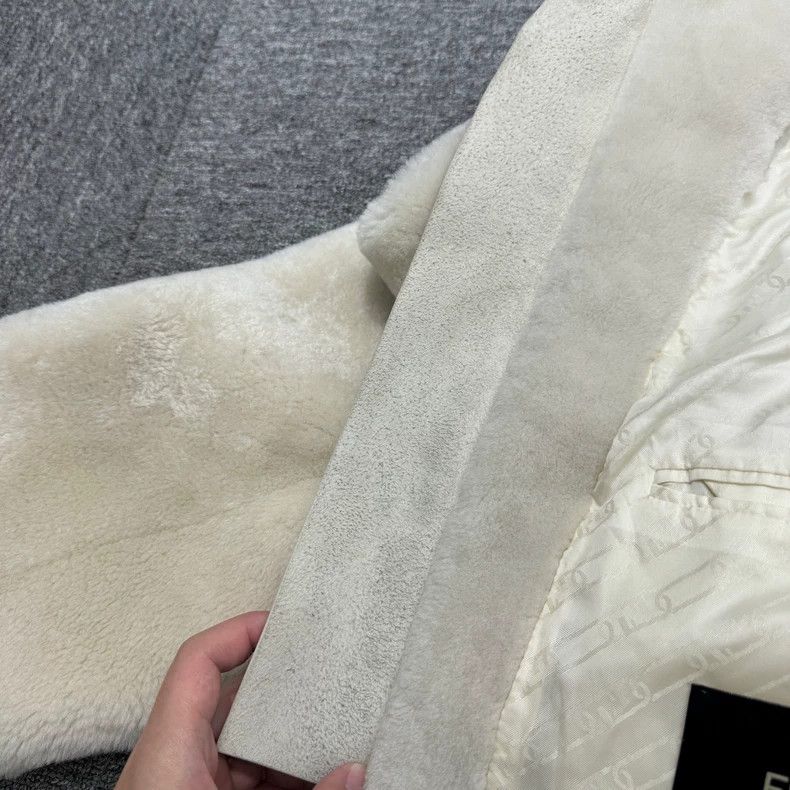 Fendi fendi faux fur jacket in cream color Size US L / EU 52-54 / 3 - 4 Thumbnail