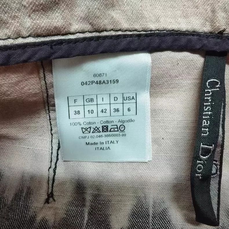 Dior Christian Dior Tie-Dye High-Waisted Shorts Size US 34 / EU 50 - 4 Thumbnail
