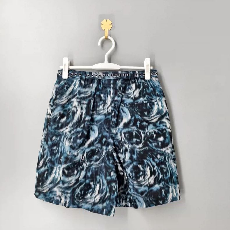 Dior blue abstract print limited edition shorts Size US 36 / EU 52 - 2 Thumbnail
