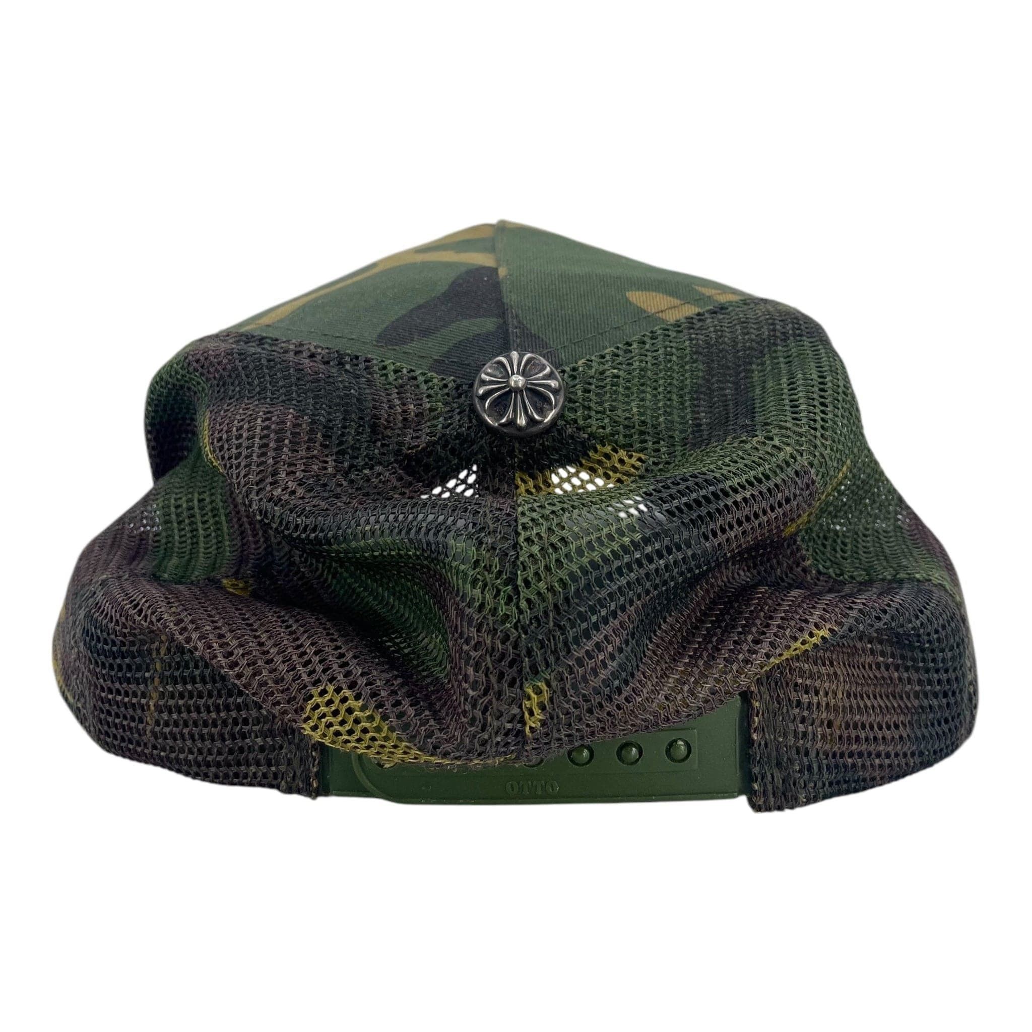 Chrome Hearts Vintage Fuck Patch Camo Orange Trucker Size ONE SIZE - 6 Thumbnail
