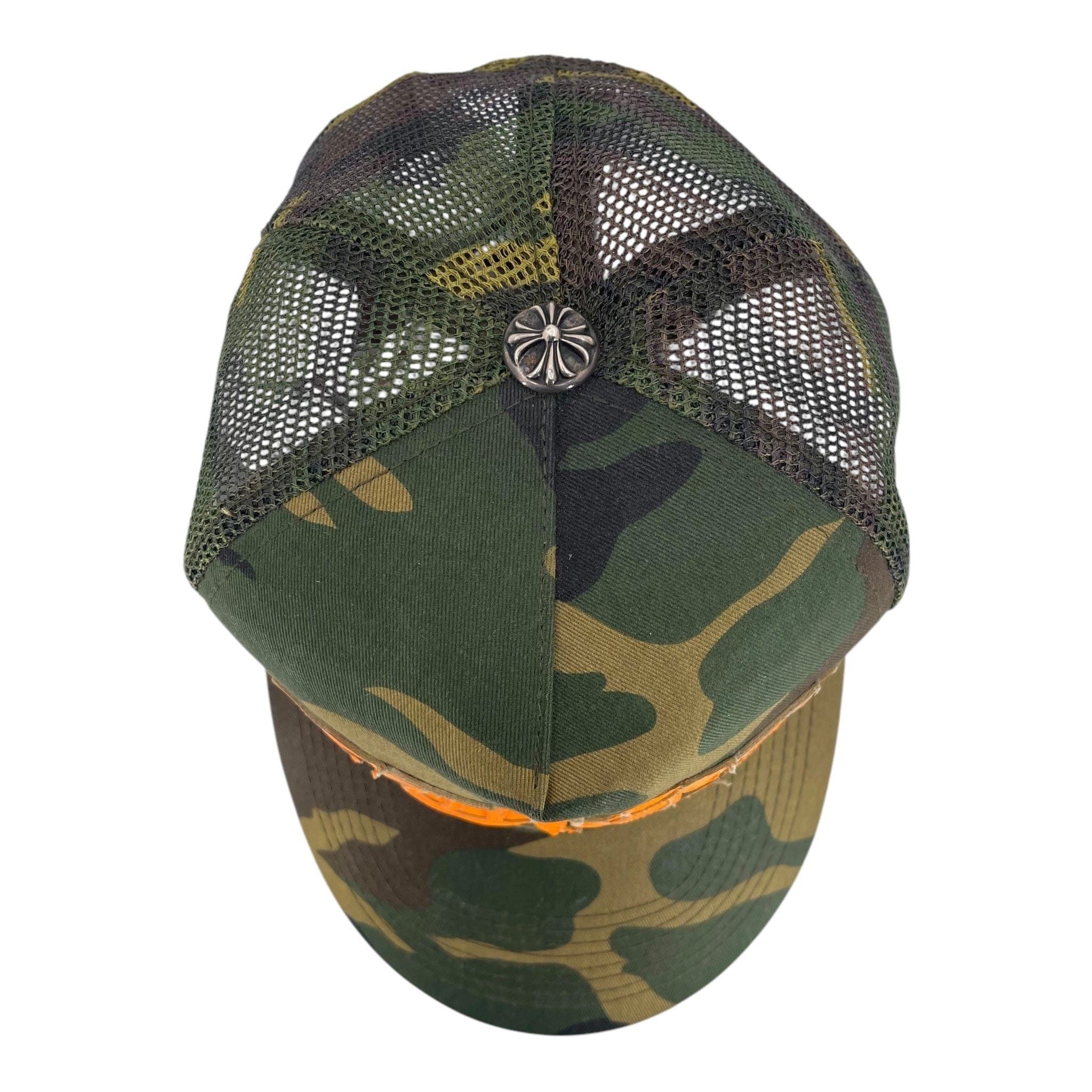 Chrome Hearts Vintage Fuck Patch Camo Orange Trucker Size ONE SIZE - 7 Thumbnail