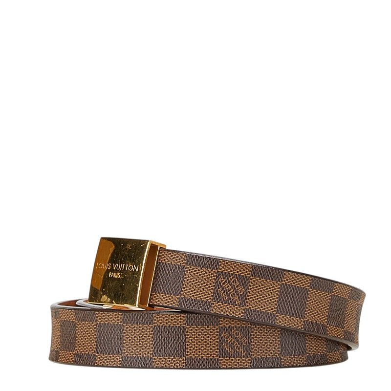 Louis Vuitton Louis Vuitton Louis Vuitton Sangle Carre Damier Belt Canvas Other M6802 DUTY FREE for USA Size ONE SIZE - 2 Thumbnail
