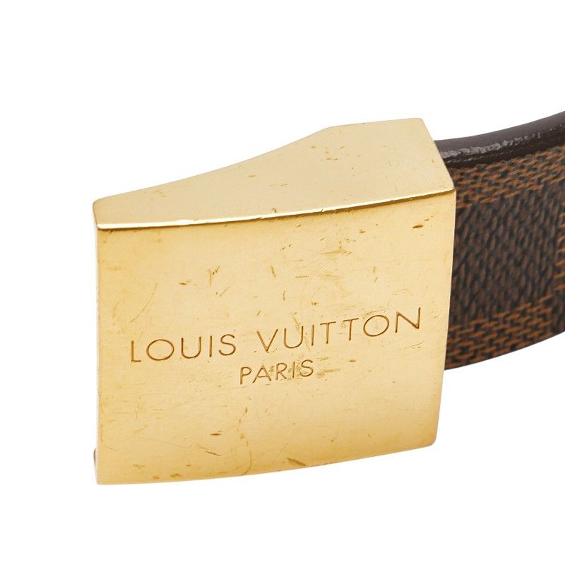 Louis Vuitton Louis Vuitton Louis Vuitton Sangle Carre Damier Belt Canvas Other M6802 DUTY FREE for USA Size ONE SIZE - 6 Thumbnail