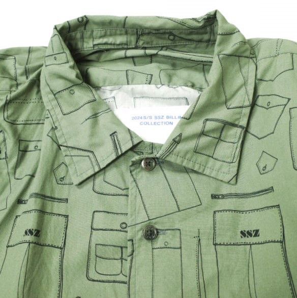 Other Other SSZ BILL分 Collection POCKET zura SHIRT Cotton Shirt Cotton Tops 11-11-0937-139 DUTY FREE for USA Size ONE SIZE - 4 Thumbnail