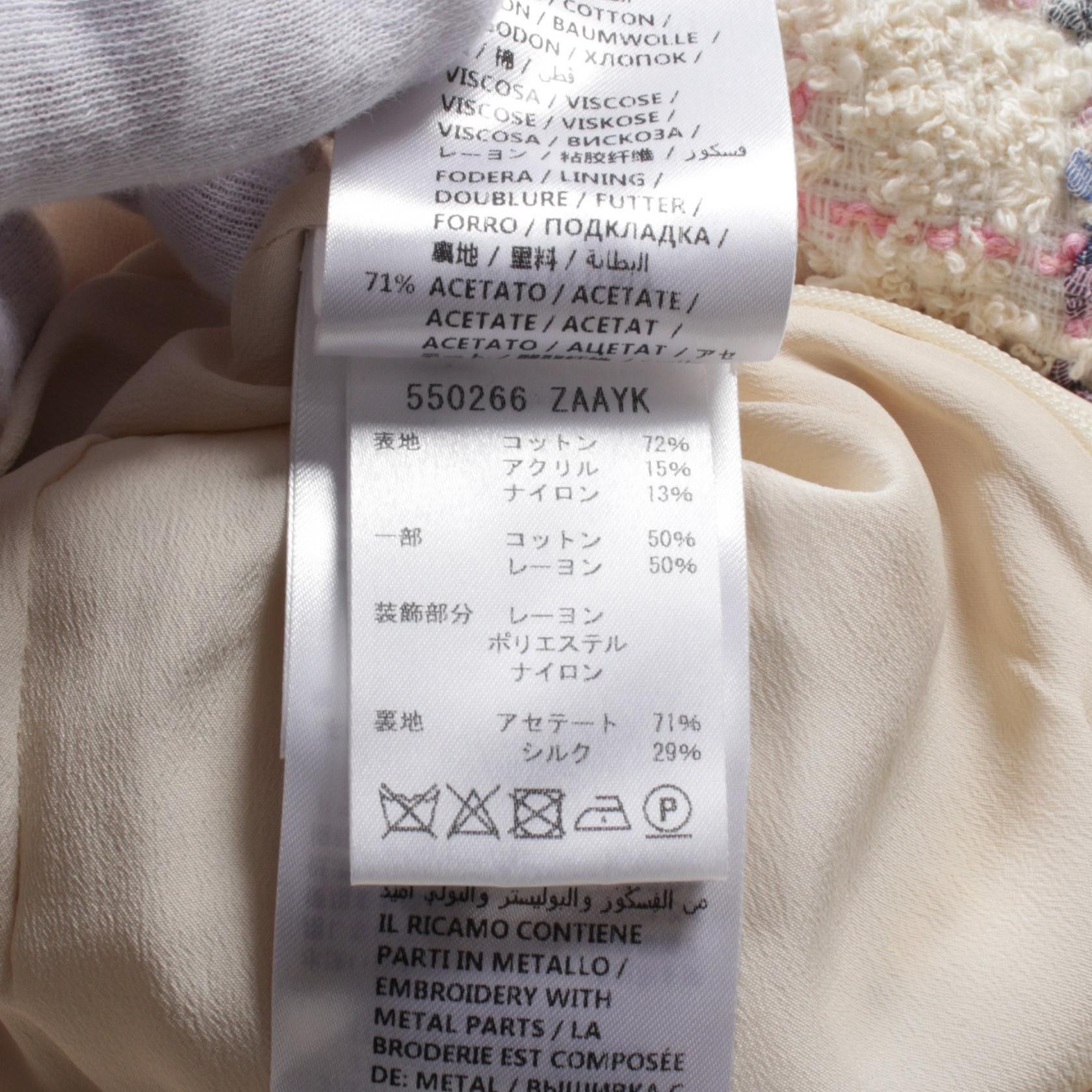 Gucci Gucci Gucci 550266 Cotton Nylon Acrylic Dress Cotton Dresses 550266 DUTY FREE for USA Size ONE SIZE - 5 Thumbnail