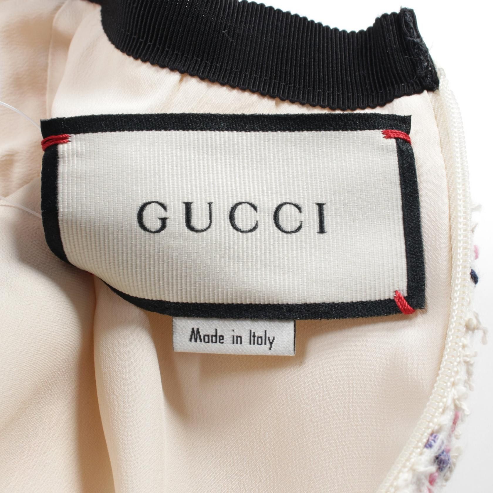 Gucci Gucci Gucci 550266 Cotton Nylon Acrylic Dress Cotton Dresses 550266 DUTY FREE for USA Size ONE SIZE - 3 Thumbnail