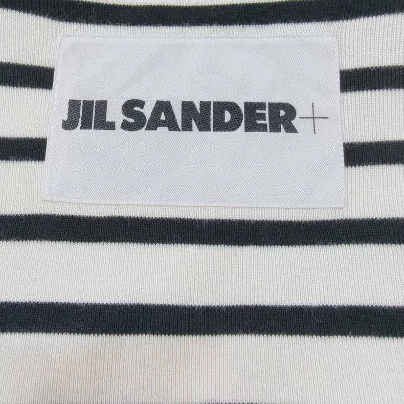 Jil Sander striped classic short sleeve cotton t-shirt Size US L / EU 52-54 / 3 - 3 Thumbnail