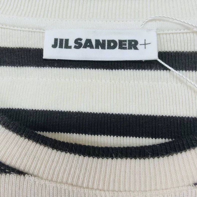 Jil Sander striped classic short sleeve cotton t-shirt Size US L / EU 52-54 / 3 - 4 Thumbnail