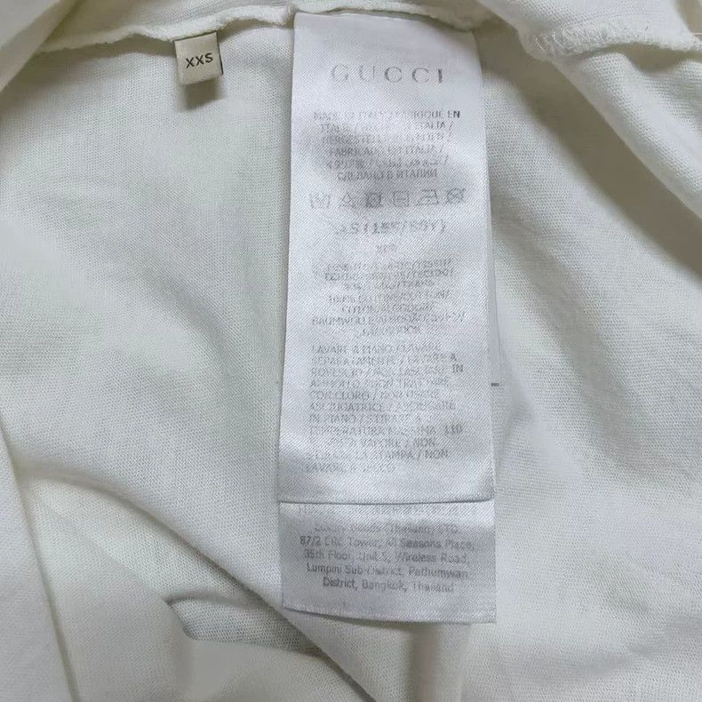 Gucci gucci cartoon logo print t-shirt for women Size US XXS / EU 40 - 4 Thumbnail