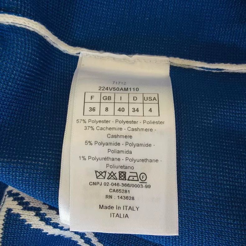Dior dior vibe blue logo cropped jacket Size US S / EU 44-46 / 1 - 5 Thumbnail