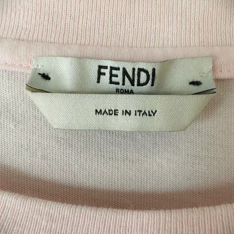 Fendi Fendi Pink Short Sleeve T-Shirt for Women Size US S / EU 44-46 / 1 - 3 Thumbnail
